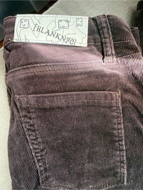 Blank NYC Women's Skinny Corduroy Pants in Deep Brown